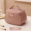 Bolsa de Maquiagem para Mulheres 2025 Nova Bolsa de Mão Impermeável para Pincéis de Maquiagem Batom Bolsa de Maquiagem Bolsa em Camadas para Viagem