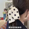 Nuevo Scrunchie de Lunares con Lazo, Versátil y Elegante, Cuerda para el Cabello de Alta Calidad, Accesorio para el Cabello