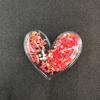 Vestido grande de corazón de amor de color accesorios de joyería inflables de PVC burbuja flujo tridimensional lentejuelas