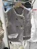 Chaleco con Borlas Estilo Retro Coreano Temperamento Pequeño Lujo para Mujer Primavera Otoño 2026 Nuevo Versátil Chaleco Cardigan Camisa Top