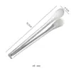 Clip exquisito de acero inoxidable pinza para pan alimentos pinzas para cocina extendida pinza para freír barbacoa bistec recomendación del tendero