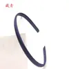 Diadema para el pelo de color caramelo de 1 cm de grosor Accesorios para el pelo DIY Diadema fina de satén Venta directa de fábrica