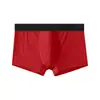 Roupa Íntima Masculina Cueca Boxer Respirável de Seda Gelada Masculina Shorts Esportivos Masculinos Finos Antibacterianos de Verão