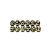 Cuentas Dzi de Taiwán Patrón de Piel de Naranja Diente Weathered Proceso de Pasta Humectante Mantequillosa Ágata Natural Accesorios para Collares DIY [Grado a]