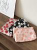 Bolsa Cosmética de Cereza Portátil Larga para Teléfono Móvil Cartera Estuche para Lápices de Estudiante Bolsa para Pinturas Bolsa Interior Bolsa de Maquillaje Bolsa de Tela