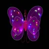Asas de Borboleta conjunto de quatro peças fantasia de performance para menina adereços de performance asas de elfo anjo luminosas de camada dupla atacado
