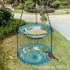 Explosões Transfronteiriças Comedouro Suspenso para Pássaros Decoração de Pátio e Jardim Banheira Suspensas para Pássaros Piscina de Brincadeiras para Pássaros Selvagens ao Ar Livre