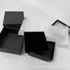 Caja de Joyería Negra, Tapa Cielo y Tierra, Caja de Joyería para Collares, Caja para Anillos, Caja de Embalaje para Colgar, Caja para Pulseras, Caja para Pulseras, Stock Listo
