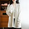 Chal, bufanda, capa, suéter para mujer, chaqueta cárdigan de punto, cálido, de manga larga, estilo murciélago, 100% lana