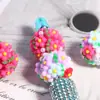 Novas Flores Pequenas Frescas e Fofas Podem Ser Usadas com Furos Retos Contas Soltas DIY Chaveiro de Celular Acessórios de Joia Atacado