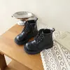 Botas de Motocicleta Martin Retro Estilo Británico Geniales para Niños 2026 Otoño Nuevo Estilo Unisex Moda Versátil Botines Cortos