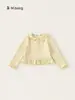 Ropa para Niños Bangxuan Conjunto de Color Sólido para Otoño para Niñas, Tops para Bebés, Ropa para Niños con Cuello de Muñeca y Encaje, Camiseta de Manga Larga para Bebés Estilo Otoño