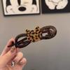 Lindo Clip para el Cabello Retorcido con Lazo de Gato y Perro, Pinza Grande sin Pellizcar, Clip para el Cabello de Estilo de Alta Gama para la Parte Posterior de la Cabeza