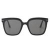 Nuevas gafas de sol adelgazantes de moda con caja de dos puntos, gafas de sol para conducir para hombres, gafas de sol del mismo estilo para mujeres que hablan por Internet.