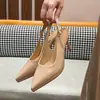 Zapatos de Tacón Alto Color Nude para Mujer con Tacón Fino Nuevos 2026 Primavera y Otoño Zapatos de Salón de Charol con Lazo y Punta Fina Zapatos Profesionales para el Trabajo