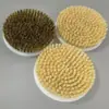 Escova para o corpo escova de cerdas escova de banho massageadora escova corporal de mão escova de banho escova de banho redonda de madeira acessórios redondos