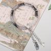 Pulsera de Cristal de Alta Gama con Cuentas Estilo Bambú, Exquisito Regalo Pequeño para Parejas y Mejores Amigos, Joyería Minimalista Estilo Ins