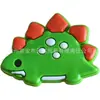 Fivela de Sapato Série Dinossauro PVC Transfronteiriço Quente DIY Acessórios para Sapato Flor de Sapato Plástica Gotejada PVC Removível