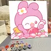 Pintura acrílica dibujos animados infantiles hecho a mano diy pintura al óleo digital pintura al óleo al por mayor verano graffiti decoración para colorear pintura para colgar