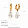 Juego de Accesorios de Perlas Simples Populares de Primavera Europeos y Americanos Acero Titanio Nicho Lujo Accesible Diseño Pulsera Collar para Mujer