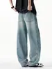 Ropa para Hombre Maple House / Colección Nueva Primavera 2026: Jeans Anchos de Corte Holgado para Hombre, Estilo Callejero Americano, Pantalones Casuales de Pierna Curva