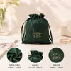 Bolsas de Cetim Imitação Seda de Luxo Leve Atacado Bolsas de Armazenamento Bolsas para Joias Bolsas com Cordão de Seda Embalagem com Cordão de Cetim Personalização