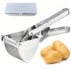 Amazon Machacador de Papas de Acero Inoxidable Machacador de Papas Manual Herramienta para Jugo Triángulo Prensa de Limón