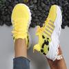 Nuevos Zapatos de Malla Flyknit 2025 Zapatos Populares de Verano para Mujer Más Fáciles de Combinar Moda Malla Deportiva Transpirable Zapatos Individuales Zapatos de Mujer