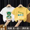 Ropa para Niños Camiseta para Niños de Manga Corta Ropa de Verano 2026 Nueva Camiseta de Algodón Puro para Niños Estilo Verano Camiseta de Moda para Niños Mayores
