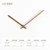 Nogal negro madera de haya mano creativa manecilla de reloj con personalidad manecilla de reloj con manguito de cobre DIY reloj de pared aguja de madera