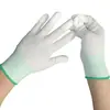 Luvas de Proteção para Mãos com Revestimento Fino, Resistentes ao Desgaste, Duráveis, Respiráveis, Livres de Poeira, Luvas Especiais com Dedos Revestidos Antiestáticas para Fábrica Venda por Atacado