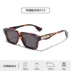 Nuevas Gafas de Sol de Moda con Remaches y Montura Cuadrada Pequeña Gafas de Sol Y2K de Tendencia Transfronterizas Europeas y Americanas para Conducir y Viajar Protección UV