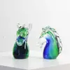 Adornos de Caballo del Zodiaco Esmaltados de Zibo Mascota del Año del Caballo Decoración de Escritorio de Oficina Entrada Sala de Estar Regalo de Alta Gama