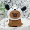 Llavero de Capibara Colgante Pequeño Capibara de Dibujos Animados Travestido Sanrio Mochila Escolar Colgante Pequeño Muñeco Caja Sorpresa Venta al Mayoreo