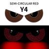 Nuevo producto: luces decorativas LED para coche, ojos de ángel modificados, ojos de demonio, luces de ambiente para coche, luces de expresión para ventana trasera.