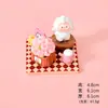 Novo Pacote de Materiais DIY para Casa de Bonecas Enfeites de Resina Acabados Animais de Paisagem em Miniatura Brinquedos de Comida Carros Enfeites de Mesa