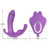 Vibrador de borboleta vestível mais vendido para mulheres para orgasmos intensos, controle remoto sem fio, vibrador adulto multifrequência