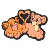 Sapato para Cachorro Pet Fivela de Sapato Buraco Flor de Sapato Fivela de Sapato DIY Acessórios de Animal Fofo Flor de Sapato de PVC Gota de Flor de Sapato Plástico Transfronteiriço em estoque