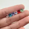 Arete de clavo para oreja de rosa de 6 mm de ocho lados, clavo para hueso de la oreja, clavo para la oreja, varilla de 0.8/1.2 mm de grosor, redondo, tipo pastel, titanio libre, dulce