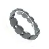 Azulejos de Mahjong de Piedra Biliar Negra No Magnética al por Mayor Más Pulseras de Cuentas, Pulseras Unisex, Pulseras de Salud, Accesorios para Joyería DIY