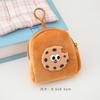 Porta-moedas de Pelúcia Infantil, Bolsa Mini Capivara Fofa para Fones de Ouvido, Carteira Pequena Estilo Mochila Portátil para Estudantes Venda por Atacado