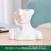 Creativos Adornos de Cerámica Estilo Ins para Arreglos Florales, Floreros con Forma de Cuerpo Humano, Decoración de Escritorio de Nicho de Alto Nivel para Sala de Estar, Decoración del Hogar
