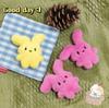 Nuevo Conejito de Orejas Pequeñas Dibujos Animados Enchufe Muñeca de Algodón Muñeca Adorno para la Cabeza para Niños Horquilla Accesorios Decoración de Bolsos Accesorios DIY
