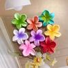 Serie de 2.5 cm Pinza para el Cabello de Plumeria Colorido Dos Tonos Flor de Bauhinia Pinza para el Cabello Pequeño Accesorio para el Cabello de Niños Pinza para el Cabello Otoño