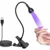 Amazon se especializa en Lámpara de Uñas de Clip Lámpara de Luz Morada para Curado UV, Secado Rápido, Lámpara LED para Secado de Uñas que no Pone Negras