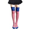 Fabricantes de calcetines de Halloween y Navidad en stock accesorios para fiestas de festivales calcetines largos americanos hasta la rodilla