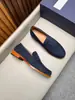 Mocassins Masculinos JMW de Couro Genuíno Camurça Reversa, Tendência Slip-on, Sapatos de Couro para Homem Preguiçoso, Sola Macia, Respiráveis, Calçados Casuais de Negócios para Homem