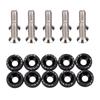 Suministros para Modificación de Autos Jdm Tornillos M6 con Arandela Aleación de Aluminio Protector de Batería Arandela de Placa de Guardabarros Tornillos para Porta Placa