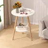 Mesa redonda pequena, mesa de centro, sala de estar simples, sofá, mesa lateral, mesa de cabeceira, mesa de varanda criativa, mini simples