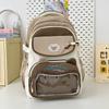 Lindo Gato Nylon Estudiante de Secundaria Mochila de Gran Capacidad Estudiante de Preparatoria Mochila Bolsa para el Dolor de Niña Bolsa para Bebé Estilo Universitario